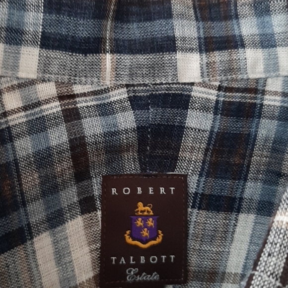 Robert Talbot L, LINEN, casual dress shirt - Picture 2 of 2